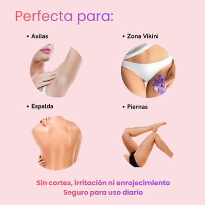 Recortadora eléctrica recargable 2 en 1 vello corporal y facial